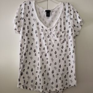 Torrid Cactus Print Shirt